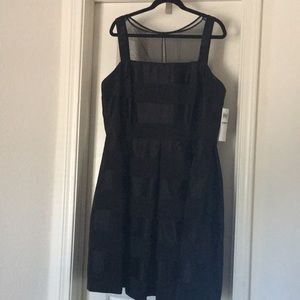 Maggy London Satin Striped Dress